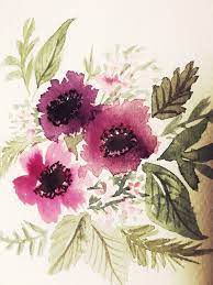 Many people may associate jewel tones with a specific design style—say, glam or transitional. Jewel Toned Watercolor Floral Arrangement Floral Prints Art Art Prints Floral Watercolor