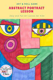 Art Lesson Abstract Portrait Sub Plans Early Finishers Art Games For Kids Art Integration Lessons Art Lessons