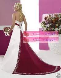 Burgendy And White Wedding Dresses Wedding Dresses Burgundy Wedding Dress White Wedding Dresses