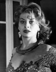 Magali Noel Portrait Celebrities Female Black And White