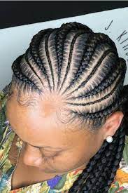 Cornrows Thick And Thin Ghana Braids Hairstyles Natural Hair Styles Hair Styles