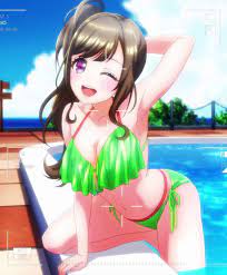 水島茉莉花のビキニ水着エロ画像 D4DJ All Mix１話２アニメ : 二次エロ画像感想