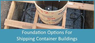 8 x 20 container come with. Shipping Container Home Foundations 101 Discover Containers