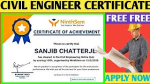 Find out which member from winner you are. Civil Engineering Course With Certificate Free How To Get Civil Engineering Certificate Free Youtube