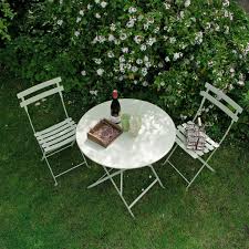 Bistro 77cm Round Table Garden Table Outdoor Rooms