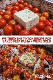 We Tried The Tiktok Recipe For Baked Feta Pasta We Re Sold Recipe In 2021 Tasty Vegetarian Recipes Recipes Veggie Dishes