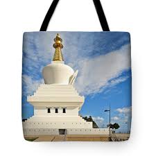 Stupa, Benalmadena, Andalucia, Spain Metal Print by Pete Ridge
