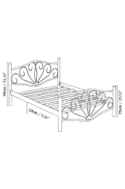 Claudia karyola 180*200 cm (başucu dahil). Fano Lale 100x200 Metal Karyola Tek Kisilik Ferforje Tarz Yatak Fiyati Yorumlari Trendyol