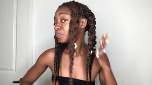 If you've got long hair, it can be difficult to amp up the volume, so you might want to go for two or three braids to make the waves a little more pronounced (essentially, the more braids you have, the tighter the waves will be!). Box Braid Style Wavy Box Braids Youtube