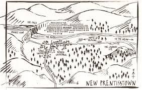 new prentisstown chaos walking fantasy world map walking map