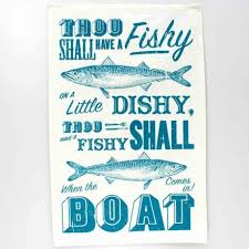 Torchon Il Est Pas Frais Mon Poisson Boutique De Decoration Torchon Graphisme