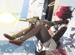 Exusiai Arknights Anime Personagens De Anime Anime Meninas
