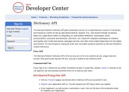 Merriam Webster Dictionary Api Overview Documentation Alternatives Rapidapi