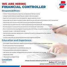 descon looking to hire a financial controller job career we are hiring not for profit statements 2018