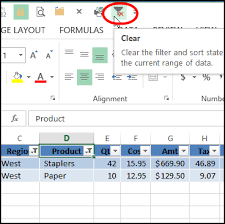 This method will describe you how one can remove filter added on two or more columns at once in an excel table. Clear Excel Filters With A Single Click Contextures Blog