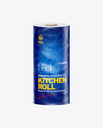 Download Kitchen Roll Towel Mockup In Packaging Mockups On Yellow Images Object Mockups PSD Mockup Templates