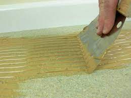 Anything from sheetrock, tile, and molding is better suited for this purpose than wood glue. How Do I Glue Wooden Flooring Over Concrete The Wood Flo