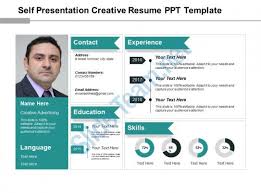 Self Presentation Creative Resume Ppt Template Slide01 Personal Presentation Presentation Powerpoint Presentation Design