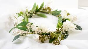 A white flower crown is requested mostly for bridal showers, the wedding day itself and of course bachelorette parties. Diy Flower Crown Quick And Simple Youtube
