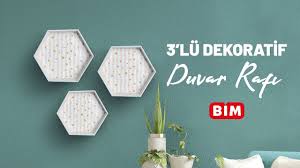 Yere konularak kullanılabilen tasarım, duvara monte edilerek. Bim 3 Lu Dekoratif Duvar Rafi Youtube