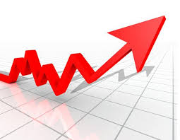 market going up arrow stocks chart graph carp