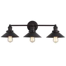 Jonathan Y July 26 5 In 3 Light Metal Oil Rubbed Bronze Vanity Light Jyl7428a The Home Depot In 2020 Farmhouse Vanity Lights Vanity Lighting Bathroom Vanity Lighting