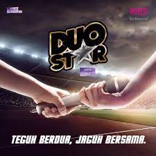 Duo star astro 2016 merupakan sebuah rancangan tv untuk para peserta duet berentap bagi merebut kejuaraan yang menawarkan hadiah peserta duo star 2016 berupa wang tunai rm100,00 dan naib juara rm50,000. Peserta Duo Star Astro Ria Myinfotaip