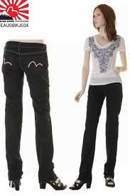 Evisu Jeans Euro Womens Slim Straight Evisu Jeans Daikoku Mark Embroidery Camomeitalia Mark Limited Edition
