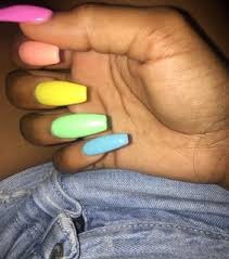 Acrylic and gel polish nsi svq level 6 qualification. Pastel Rainbow Nails Images On Favim Com
