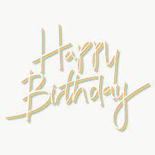 Happy Birthday Typography Transparent Png Free Image By Rawpixel Com Kappy Kappy Ulang Tahun Desain