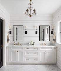 Many people assume that all bathroom fixtures need to be wet or damp rated, but this isn't the case. Bathroom Light Fixtures Decorated Life Master Bathroom Renovation Shiplap Bathroom Wall Bathroom Remodel Master