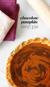 Pumpkin Chocolate Swirl Pie Allspice Chocolate Pumpkin Pie Unique Pie Recipes Pumpkin Chocolate
