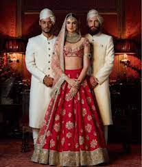 Watermelon Red Color Wedding Lehenga Set Indian Bridal Dress Bridal Lehenga Red Sabyasachi Lehenga Bridal