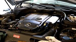 W204 Mercedes Benz C250 Oil Change Youtube