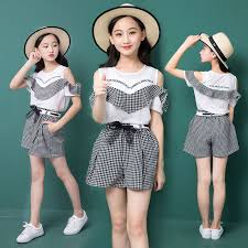 Usd 65 81 Girls Summer Outfit Set 2020 New Fashion Fashion 10 Girls 13 Sports 15 Year Old Girl Summer Fashion Wholesale From China Online Shopping Buy Asian Products Online From The Best Shoping Agent Chinahao Com