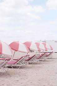 They're great for the beach or pool since they are waterproof. Friday Finds Pink Umbrella Pictures Pink Beach