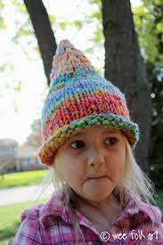 Pointed Pixie Or Gnome Hat Free Pattern Love This Just Wish We Could Get The Yarn In South Africa Baby Hats Knitting Gnome Hat Hat Knitting Patterns