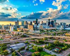 Image of California skyline with various icons representing different industries