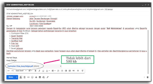 Cara mengirim surat lamaran kerja saat ini bisa melalui pos (fisik) dan juga pengiriman surat lamaran kerja melalui email. Cara Mengirim Cv Lewat Email Yang Baik Dan Benar Pergibaca