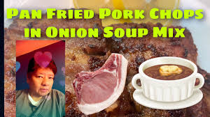 Combine soup mix with bread crumbs. Pan Fried Pork Chops In Onion Soup Mix Youtube