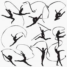 Siluetas De Cinta De Gimnasia Ritmica Ve Premium Vector Freepik Vector Fondo Ribbon Personas Mujer Siluetas Cinta De Gimnasia Cintas