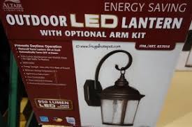 Altair Lighting Outdoor Led Lantern With Optional Arm Kit Costco Frugal Hotspot