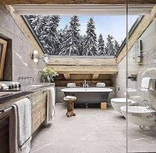 Glass Top Bathroom In Switzerland Chalet Design Interior Design Rustic Dream House