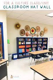 Decorative Hat Wall Spanish Classroom Decor The Gifted Gabber Spanish Classroom Decor Classroom Decor Spanish Classroom