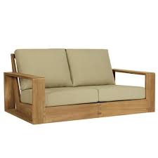 Poolside Loveseat Wooden Sofa Designs Wood Sofa Wooden Sofa