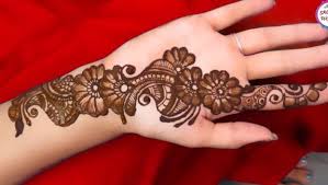 Quick And Easy Arabic Henna Mehendi Design For Hand Artsycraftsydad Mehndi Designs Front Hand Simple Arabic Mehndi Designs Mehndi Designs