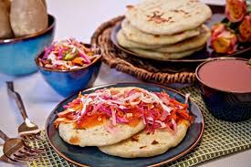 Cheese pupusas — stuffed, griddled masa cakes — and their accompanying slaw, curtido, are quintessential salvadoran this is now in your recipe box. Cheesy Jalapeno Idaho Potato Pupusas Presley S Pantry