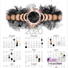تقويم 2020 بالصور التقويم الميلادى 2020 تحميل التقويم الميلادى 2020 التقويم الميلادي لعام 2020 Moon Phase Calendar Moon Calendar Lunar Calendar