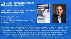 School of Sociology Brown Bag Series Presents Professor Daniel Menchik