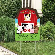 Farm Animals Baby Shower Welcome Sign Cow Poster Welcome To Baby Shower Signs Birthday Welcome Print Custom Baby Shower Welcome Party Supplies Party Decor Startfi Io